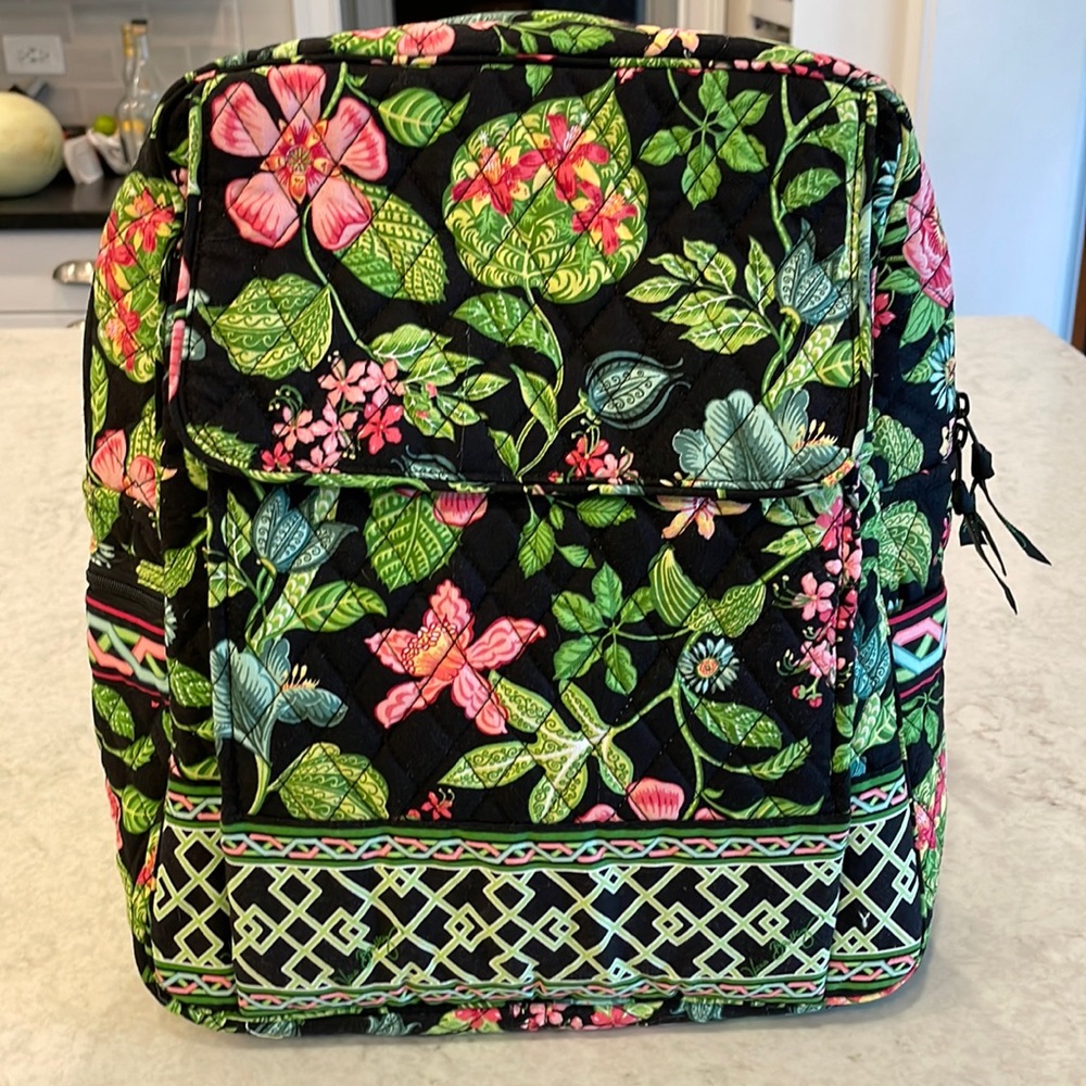 NWT Vera Bradley Botanica Print Backpack
